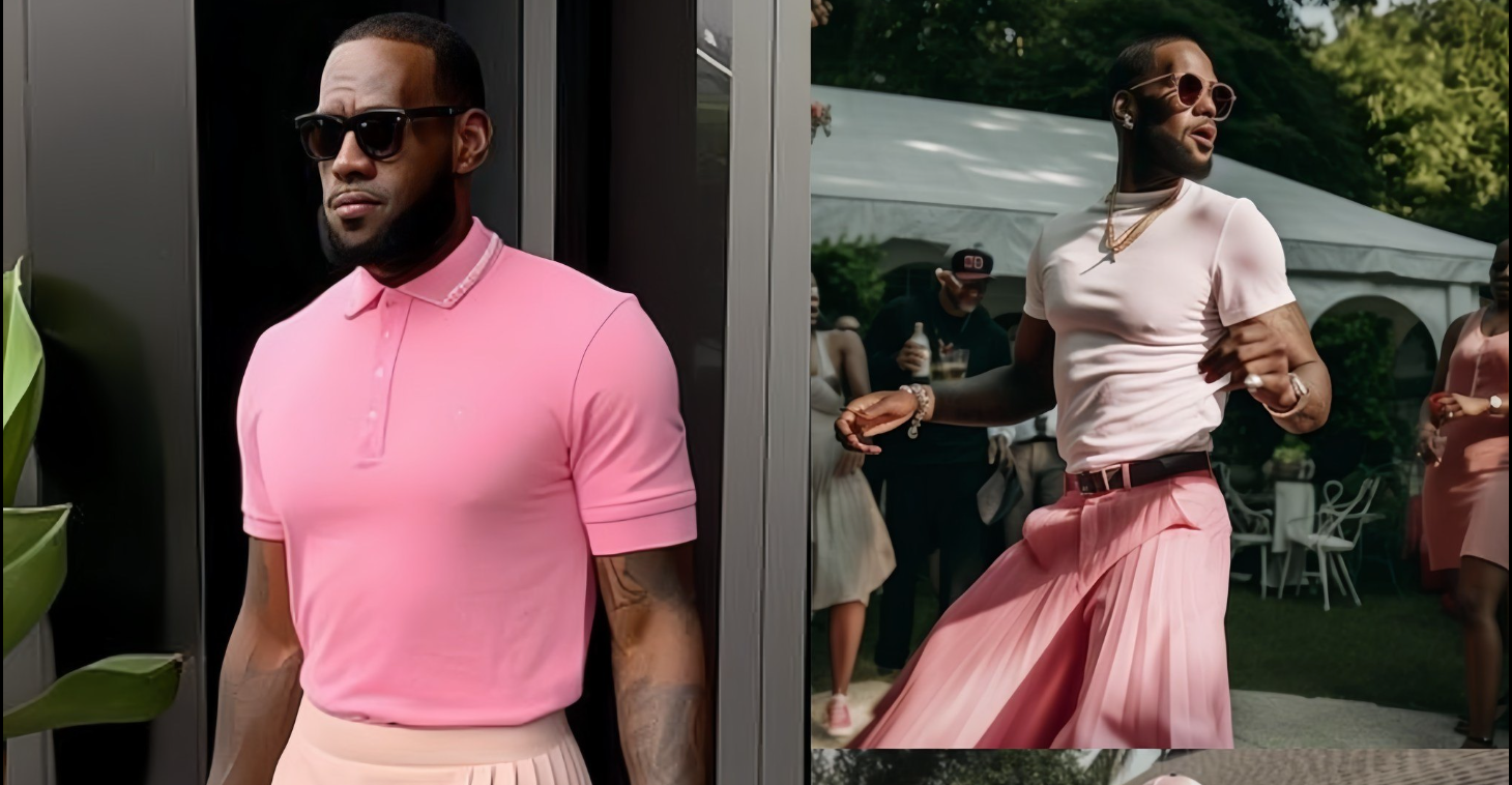 Lebron James Surprises Fans By Transforming Into A “Pink Doll” For A Heartwarming Cause